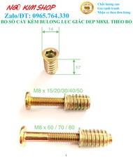 SÒ CẤY KÈM BULONG LỤC GIÁC DẸP M8 x L THEO BỘ