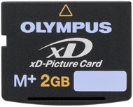 Olympus 2GB xD Memory Card (M+) with 3D / Panorama/Art functions - Full Retail Pack including Storage Case (สินค้าซื้อแล้วไม่รับคืน) XD Card