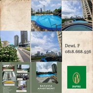 Apartmen batavia dekat GI sewa 1 bed, 1 bath, 42m,ff, twr 2, 7,5jt-bln