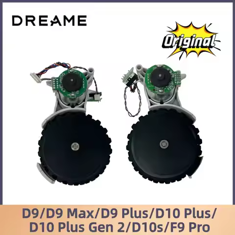 Original Left & Right Wheel Assembly Spare Parts For Dreame D9/D9 Max/D9 Plus/D10 Plus/D10s/F9 pro V