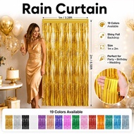 Backdrop Curtains Glitter Tinsel Fringe Rain Curtain Party Decoration Curtain
