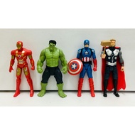 Movies Marvel The Avengers Hulk Captain Iron MAN Thor PVC Figure Toys 27cm