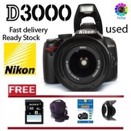 Nikon D3000 kit len Dslr Camera (Used)