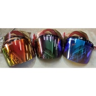 Helmet Visor Rainbow Visor 3 button Visor Colour PC helmet visor and shields Visor optical Visor Siang Malam