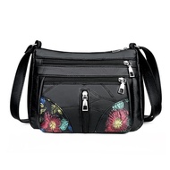 GRIMO Malaysia - Gla-diolus Flower Sling Shoulder Women's Handbag Set Bag Tote Beg Tangan Wallet Purse Travel Gift Lawa for Ladies Casual Dinner Cantik Girl Raya Korea Japan Ready Stock Travel Women Ladies Girls New March 2021 fb13798