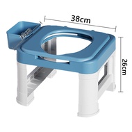 2 in 1 Toilet Bowl Potable Toilet Seat Movable Tandas Duduk Cangkung Jamban Chair 坐便椅 for Elderly Pregnant#17690