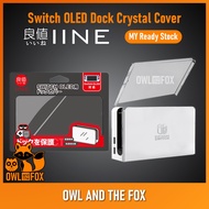 IINE Nintendo Switch OLED TV Dock Case Cover Console Transparent Case Game Storage Pokemon Arceus L583 L584