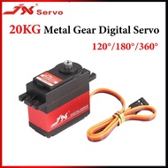 JX PDI-6221MG 20KG 120° 180° 360° Metal Gear Coreless Motor Digital Servo For 1/8 1/10 RC Car Boat R