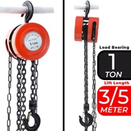 1Ton 2Ton 3Ton 5Ton Heavy Duty Chain Block Lifting 3 Meter 5 Meter HS-type Chain Hoist Rantai Besi