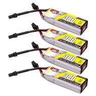 GAONENG 4PCS GNB 2S 7.6V HV 380mAh 90C 180C LiPo Battery with XT30 Connector for 60-130mm Brushless 