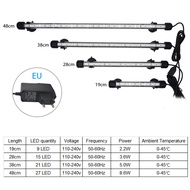 Fish Tank LED Submersible Light Lamp Underwater Aquarium Decor Lamp Lighting 110v-220V Waterproof RG