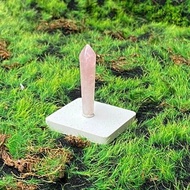 帶彩粉晶能量柱 水晶柱 旺姻緣 旺人緣 快速出貨 辦公室風水小物