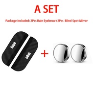 SCH 2Pcs/Set Chery Clip-on Carbon Fiber Rearview Mirror Universal Rearview Mirror Side Mirror Rain E