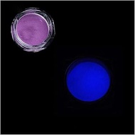 JINLONG 1 Box Ladies Nail Art Night Light Luminous Powder Fluorescent 3D Dust Nail Powder Glitter Pi