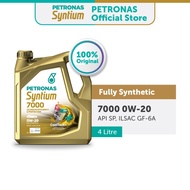 PETRONAS Syntium 7000 0W-20 Fully Synthetic Engine Oil API SP( 4L)