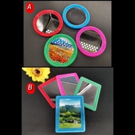 CERMIN BENTUK PETAK / CERMIN BULAT (20  PCS )