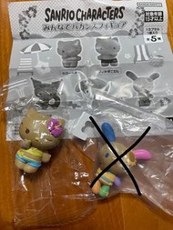 Sanrio 曬黑扭蛋 hello kitty扭蛋