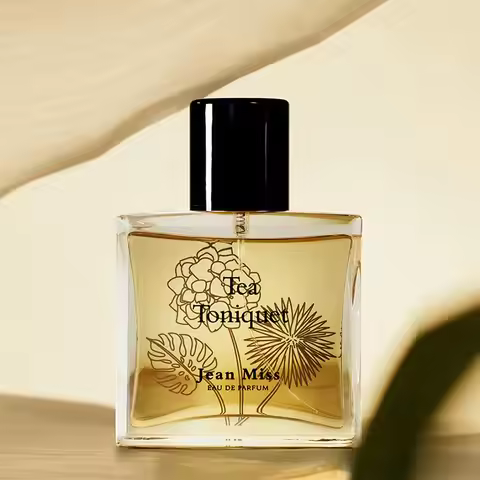 Yerba Mate Tea Perfume,Spicy Fougère Aromatic Notes Men Scent,Women Lemon/Orange Leaves/Nutmeg/Peach