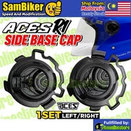 ACES R1 Helmet Visor Side Base Cap 1 Set Left & Right R1 Helmet Side Cover Gear Base Topi Keledar AC