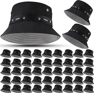 Didaey 48 Pcs Bucket Hat Bulk for Women Men Fisherman Adjustable Summer Hat UV Protection for Outdoor Fishing Hiking Beach