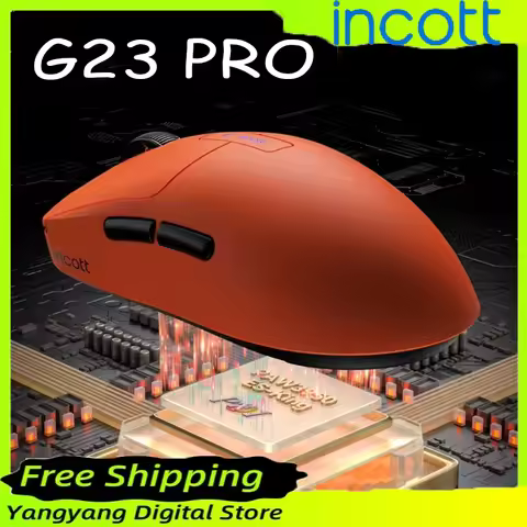 Incott G23 Pro Wireless Mouse 8K PAW3950 Low Delay Long Battery RGB E-sports Gaming Mouse Lightweigh
