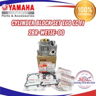 YAMAHA EGO LC FI CYLINDER BLOCK SET KIT 2BR-WE13E-00 BLOK WITH GASKET PISTON RINGS 100% ORIGINAL