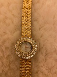 Lobor Quartz Watch with Rhinestones