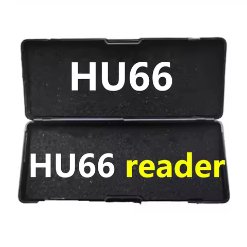 lishi 2 in 1 decoder hu66 HU66 V3 HU66reader 2 IN 1 Tools for Locksmith Supplies for vag n​o black b