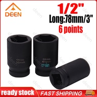 24mm - 36mm 1/2" Impact Long Socket 78mm/3“ DN