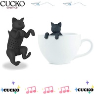 CUCKO Silicone Tea Infuser Filter, Reusable Cat Cat Tea Bag,  Spice Filter Spice Strainer for Tea