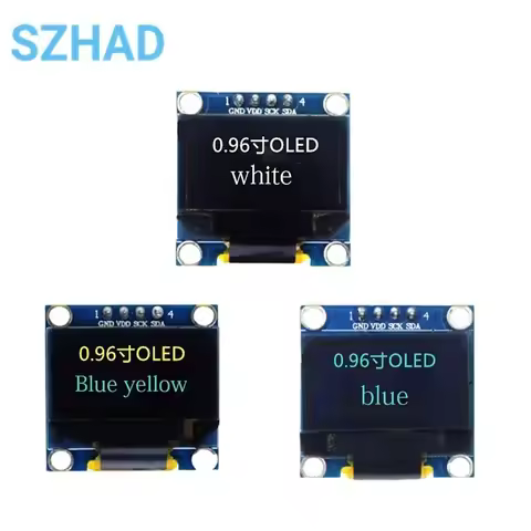 Blue/White/ Yellow Blue color 128X64 OLED LCD LED Display Module for Raspberry Pi arduino 0.96 I2C I
