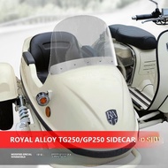 R ROYAL ALLOY Motorcycle Windshield, GP250, TG250 Sidecar Motorcycle Heightened Rainshield