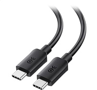 Cable Matters 10Gbps USB C to USB C Monitor Cable 3 ft / 0.9m with 4K 120Hz &amp; 8K 30Hz, 100W Power Delivery, USB C Video Cable/USB C Display Cable with USB-C 3.2 10Gbps Data Transfer