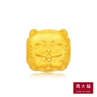 CHOW TAI FOOK 999 Pure Gold Pendant Fortune Cat （祥）R19707