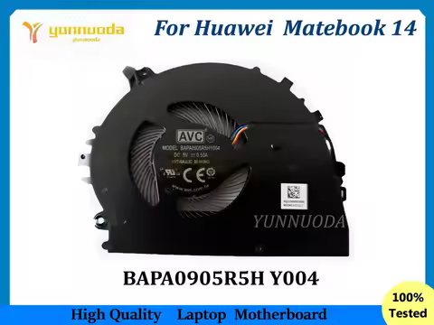 BAPA0905R5H Y004 for Huawei Matebook 14 KLV-W19 W29 KLVC-WFE9L laptop CPU fan Tested good