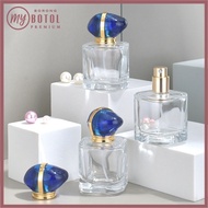 Screw Perfume Bottle PREMIUM 30ml Glass Perfume Round Cylinder/ Square Bottle/ Botol with a sprayer 