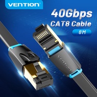 Vention สายlan Cat8 สายอินเตอร์เนต CAT8 RJ45 Ethernet Cable สายแลนเน็ต SSTP 40Gbps Super Speed สายแลน 10 เมตร Laptop PC สายเครือข่ายสาย LAN ชุบทองสำหรับ Router