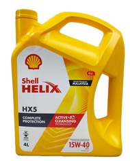 S2U Original Engine Oil Shell Helix HX5 15W40 SN CF A3 B3 4Liter Proton Perodua Toyota Honda Nissan 