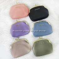 MIZZUE Brand Pearl Buckle Coin Purse Handbag Exquisite Leather Portable Small Card Holder Korean Version Multicolor PL820