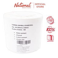 Thermal Waybill Sticker A6 100X150mm Roll - 500s
