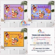 KLX--60*80cm/40*50cmcartoon Large size coloring by number painting set by number paint by number