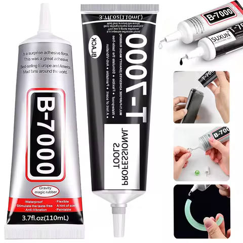 B7000 Glue Mobile Screen Repair Transparent Adhesive T7000 Waterproof Black Glue DIY Multipurpose Je
