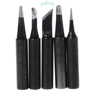 SHFY 5 Pcs Lead-Free Soldering Solder Iron Tips 900M-T For Hakko 936 SAIKE 909D 852 9