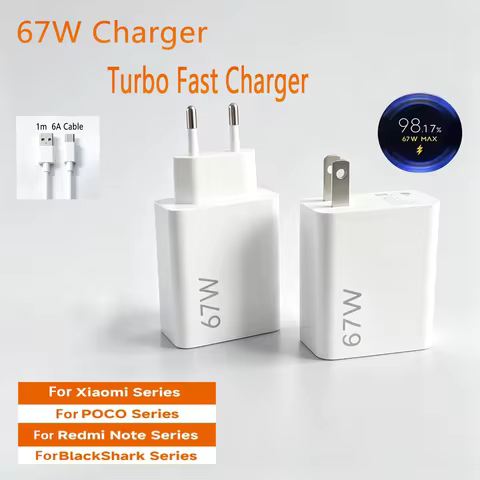 For Xiaomi 67W Turbo Charger 1m USB Type C Cable For Mi13 12 11 Poco F5 F3 X5Pro X4 X3 Redmi Note 13