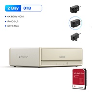 ORICO MetaHome Pro Private Cloud Storage NAS พอร์ตเครือข่าย2.5GbE คู่ HDR และ Blu-Ray ถอดรหัส4K 60Hz