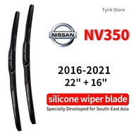 Nissan NV350 Wiper Blade Set Pair for 2016-2022 Urvan NV350 Car Front Window Wipers Windows Windshie