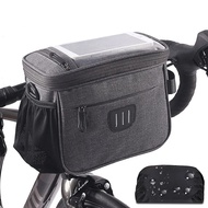 5.8L Bicycle Basket Waterproof Capacity Handlebar Bag Front Tube Cycling Bag MTB Frame Trunk Bike Accessories