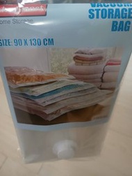 巨型超大真空壓縮袋 抽真空袋 棉被冬天被鋪收納 90x130cm 闊邊開口 搬屋移民方便收藏慳位 vacuum storage bag home storage