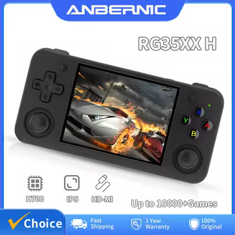 ANBERNIC RG35XX H Handheld Video Game Consoles Linux 3.5-inch IPS 640*480 Screen H700 Retro Gaming P