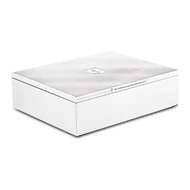 กล่องหมุน กล่องนาฬิกา WOLF1834 รุ่น Silver Watch Jewellery And Legacy Box (Silver)